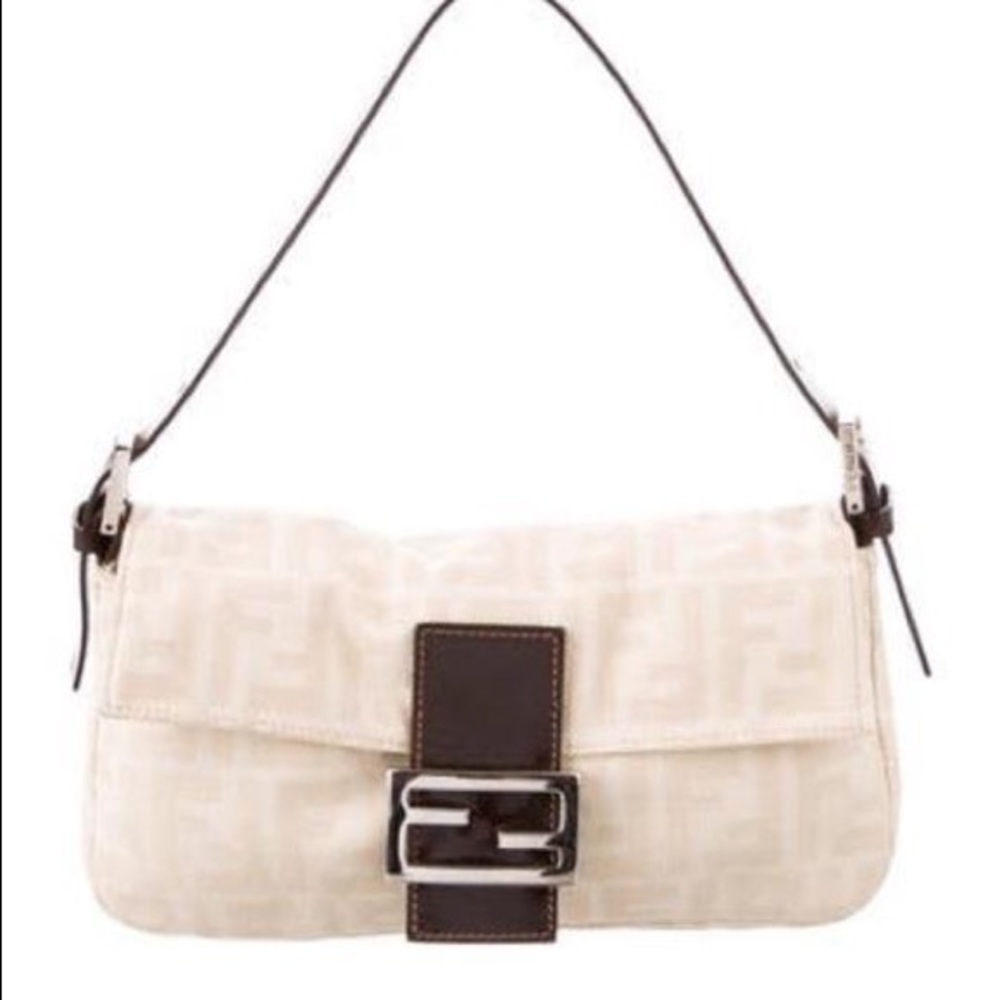 Fendi Zucca Logo Baguette